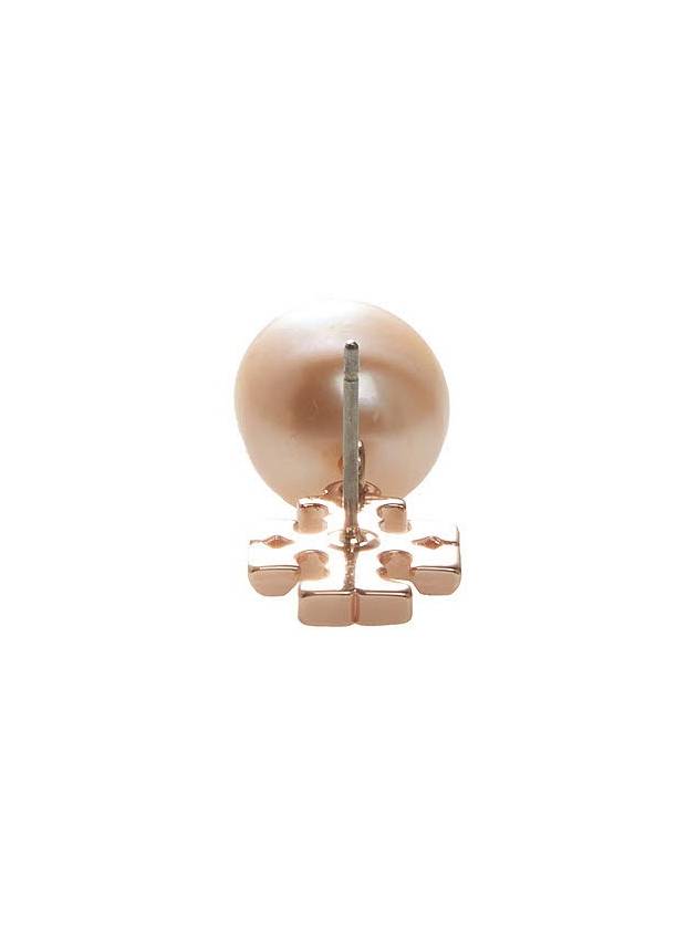 Kira Pearl Drop Earrings Champange Rose Gold - TORY BURCH - BALAAN 6