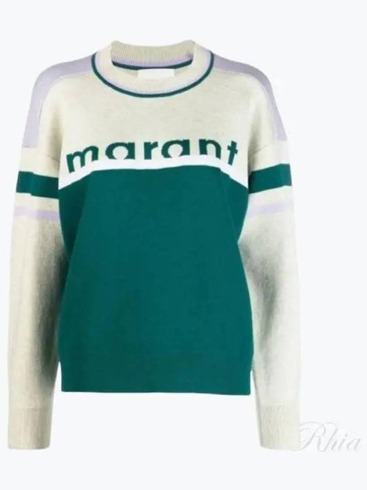 Carrie PU0115FA A1L61E 60ED jacquard sweater - ISABEL MARANT - BALAAN 1