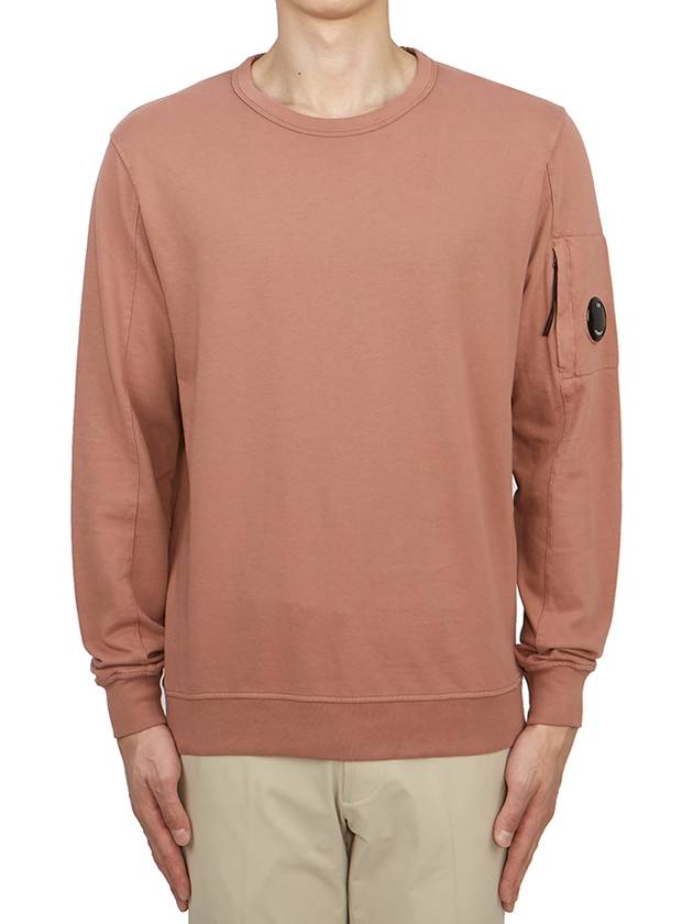 Light Fleece Sweatshirt Pink - CP COMPANY - BALAAN 2