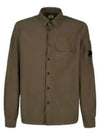 Tylon L Button Long Sleeve Shirt Green - CP COMPANY - BALAAN 2