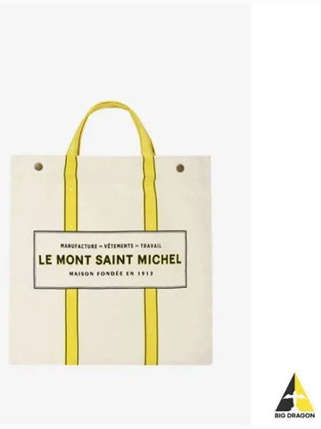 LE MONT ST MICHEL ARLINA PRINTED TOTE Yellow - LE MONDE BERYL - BALAAN 1