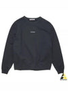 Mini Logo Crew Neck Sweatshirt Black - ACNE STUDIOS - BALAAN 2