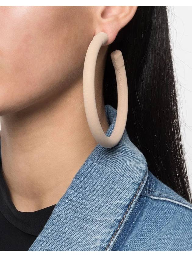 MM6 Large Open Hoop Earrings - MAISON MARGIELA - BALAAN 3