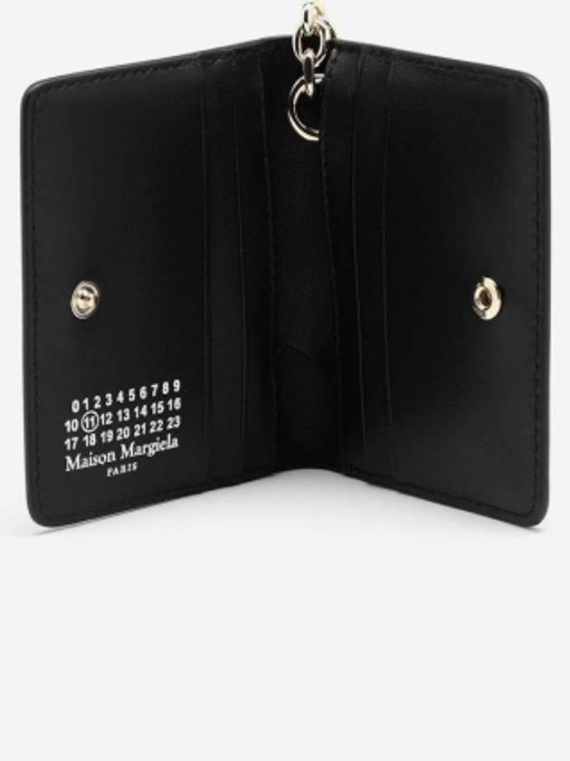 Stitch Keyring Card Wallet Black - MAISON MARGIELA - BALAAN 3