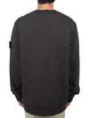 Wappen Patch Garment Dyed Sweatshirt Charcoal - STONE ISLAND - BALAAN 4