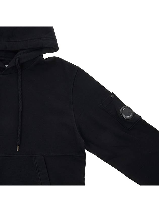 Lens Wappen Hoodie Black - CP COMPANY - BALAAN 5