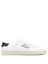 Court Classic Black Tab Low Top Sneakers White - SAINT LAURENT - BALAAN 2