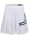 Women's Naomi Pleated Skirt White - J.LINDEBERG - BALAAN 2