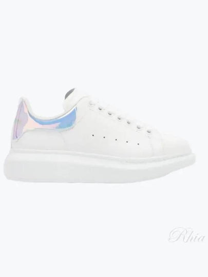 Oversized Low Top Sneakers White Iridescent - ALEXANDER MCQUEEN - BALAAN 2