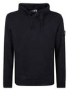 Signature Logo Patch Hoodie Black - STONE ISLAND - BALAAN 2