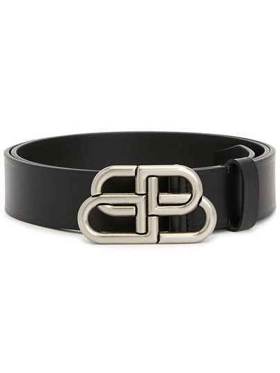 Men's BB Buckle Large Belt Black - BALENCIAGA - BALAAN 2