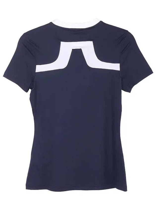 Meja Logo Short Sleeve T-Shirt Navy - J.LINDEBERG - BALAAN 3