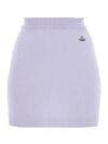 Logo Bea Mini H Line Skirt Purple - VIVIENNE WESTWOOD - BALAAN 2