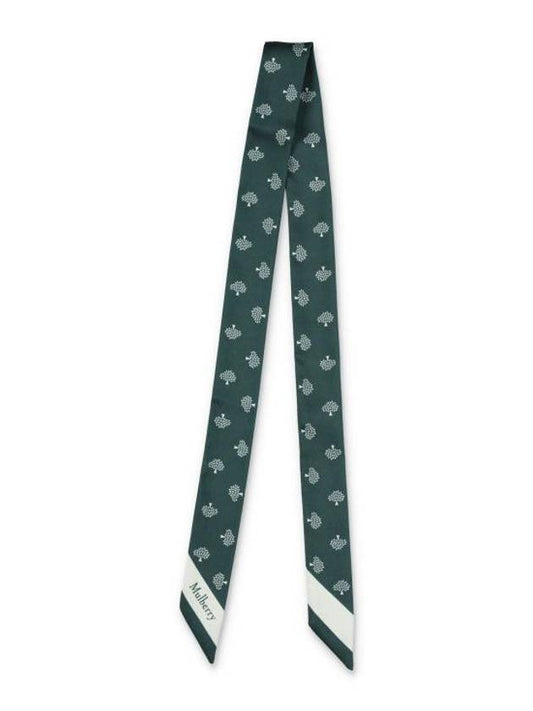Small Skinny Scarf Green - MULBERRY - BALAAN 1