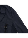 Poplin Workwear Waxed Cotton Jacket Navy - DIOR - BALAAN 5