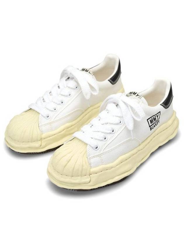 Blakey canvas low top sneakers white A09FW732WHITE - MAISON MIHARA YASUHIRO - BALAAN 3