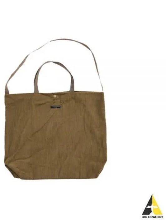 Carry All Tote B Khaki Cotton 4 5W Corduroy 23F1H015 NQ376 SD016 Bag - ENGINEERED GARMENTS - BALAAN 1