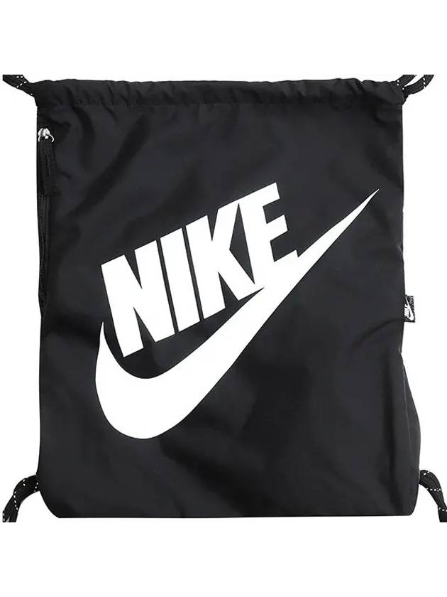 Heritage Drawstring Gymsack Black - NIKE - BALAAN 3