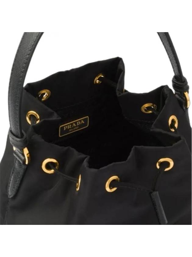 Duet Re-Nylon Bucket Bag Black - PRADA - BALAAN 6