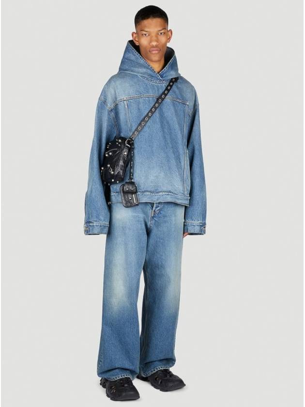 Pullover Denim Anorak Jacket L - BALENCIAGA - BALAAN 8