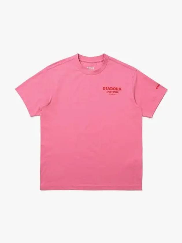 Diadora AIRTEX Trophy Short Sleeve T Shirt PINK - DIADORA - BALAAN 1