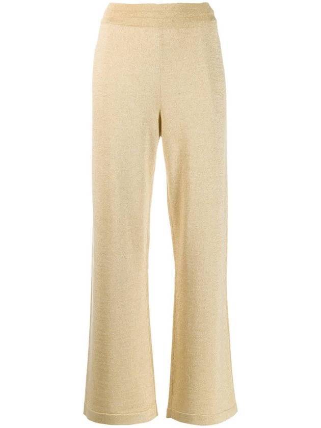 Women's Hose GR L Wide Pants Beige - MONCLER - BALAAN 1