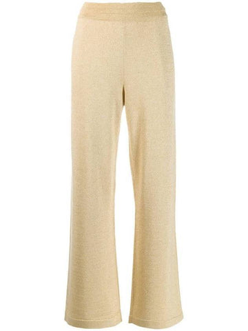 Women's Hose GR L Wide Pants Beige - MONCLER - BALAAN 1