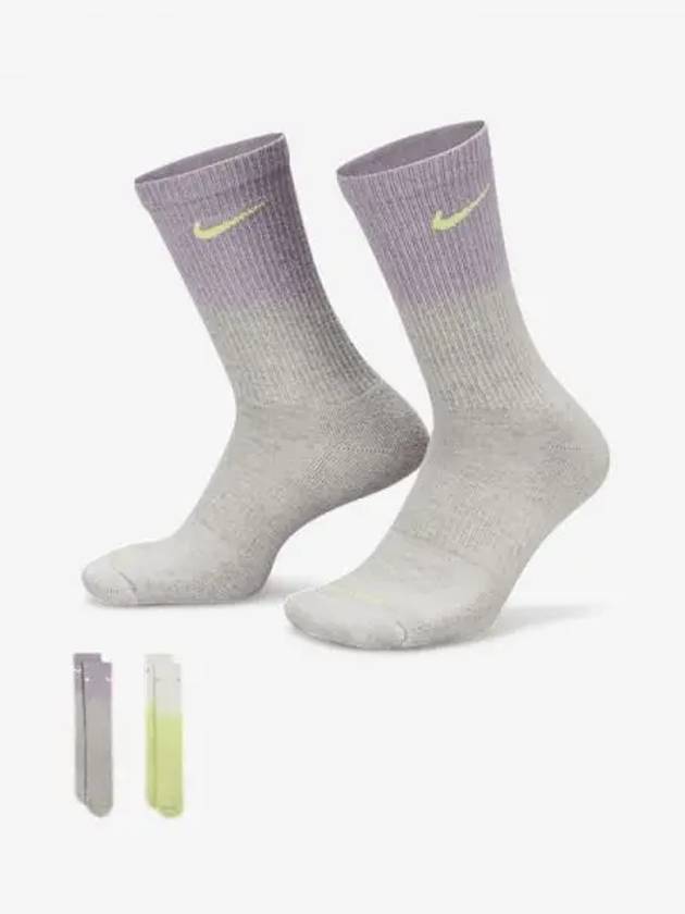 Everyday Plus Cushion Crew Socks 2 Pairs Multicolor FQ1355 908 700181 - NIKE - BALAAN 1