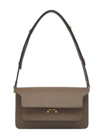 Saffiano Trunk East West Bag Cigar Shoulder - MARNI - BALAAN 1