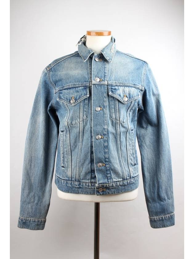 Wave logo denim jacket 44 95 - BALENCIAGA - BALAAN 3