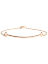 Pink gold T smile small bracelet S 33465 - TIFFANY & CO. - BALAAN 1