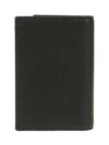 Vitello Logo Leather Card Wallet Black - PRADA - BALAAN 4