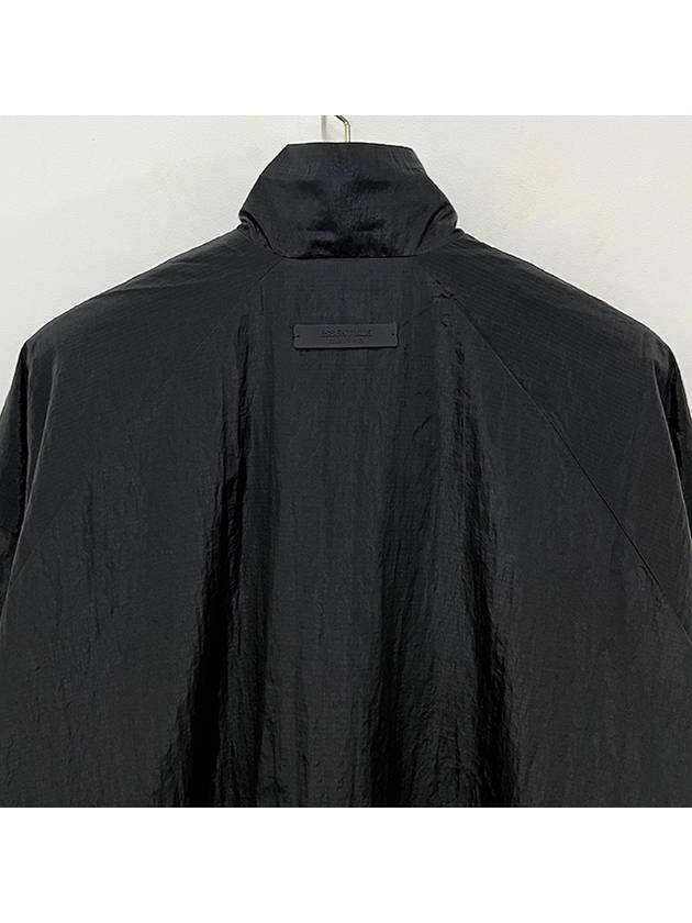 Back Logo Ripstop Mock Neck Anorak Jacket Black 202BT244720F - FEAR OF GOD ESSENTIALS - BALAAN 6