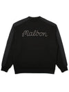 Bucket logo hybrid sweatshirt BLACK MAN - MALBON GOLF - BALAAN 2