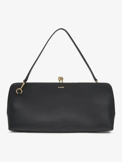 Goji Medium Shoulder Bag Black - JIL SANDER - BALAAN 2