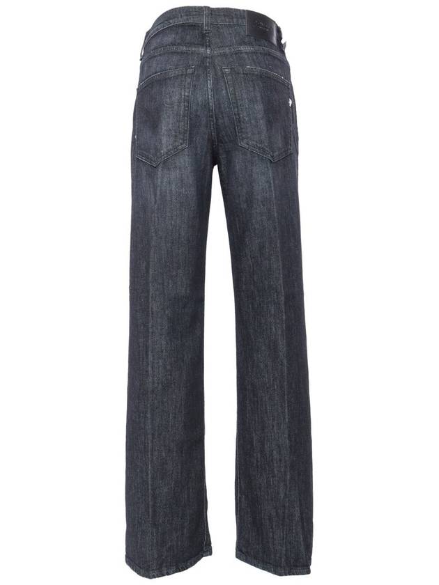 Denim Straight Pants DP427DF0276DHA7 999 222062 BLACK - DONDUP - BALAAN 3