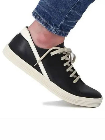 Men s leather sneakers 270542 - RICK OWENS - BALAAN 1