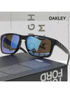 Holbrook Matte Sunglasses Blue Black - OAKLEY - BALAAN 3