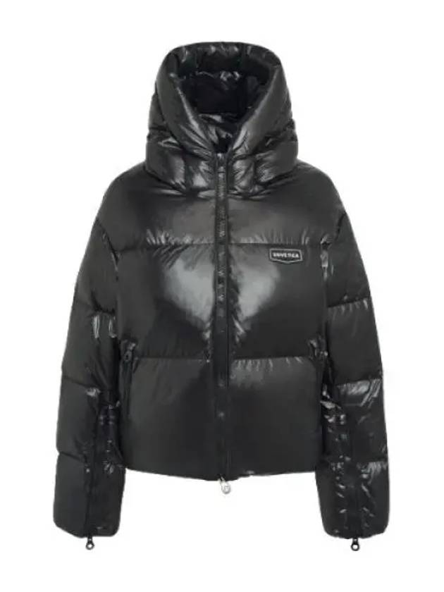 Bellatrix matte black women s down jacket padding - DUVETICA - BALAAN 1