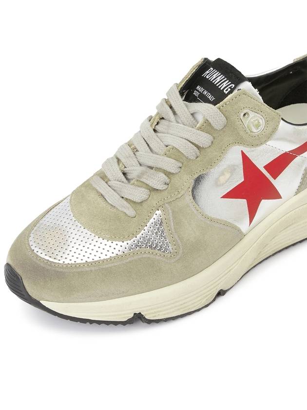 Running Sole Suede Low Top Sneakers Beige - GOLDEN GOOSE - BALAAN 9