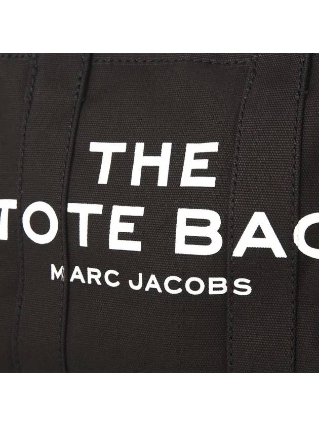 Logo Canvas Small Tote Bag Black - MARC JACOBS - BALAAN 4