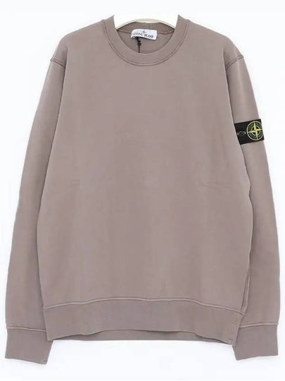 Wappen Patch Garment Dyed Sweatshirt Grey - STONE ISLAND - BALAAN 2