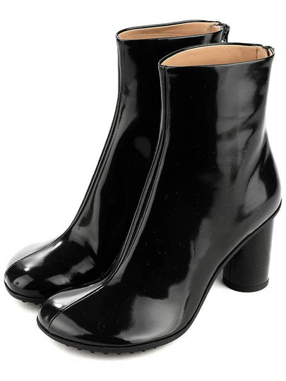 Atomic Leather Ankle Middle Boots Black - BOTTEGA VENETA - BALAAN 2