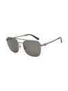 Boeing Square Metal Sunglasses Grey - SALVATORE FERRAGAMO - BALAAN 4