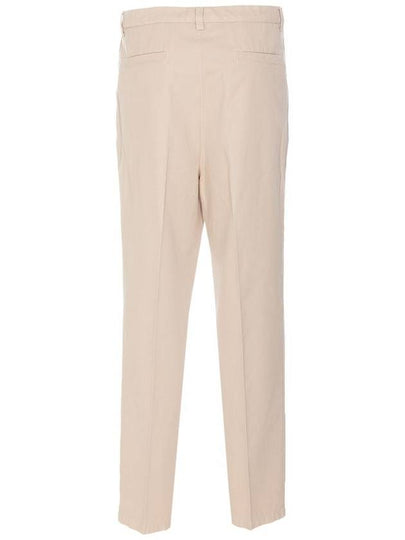 Twill Gabardine Trousers With Garment - BRUNELLO CUCINELLI - BALAAN 2