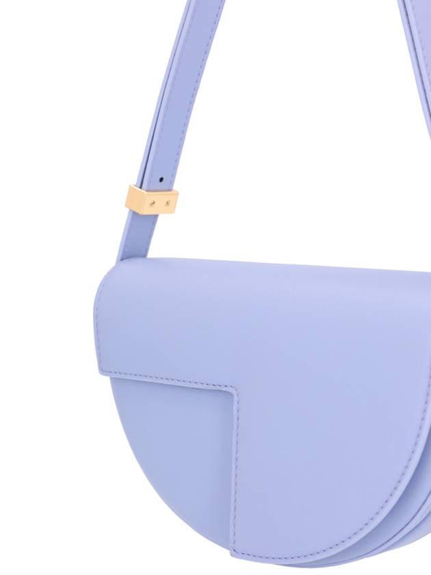 Le Petit Leather Shoulder Bag Blue - PATOU - BALAAN 4