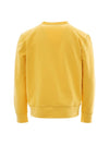 23SS UMK0257 YELLOW Front logo yellow sweatshirt - KITON - BALAAN 3