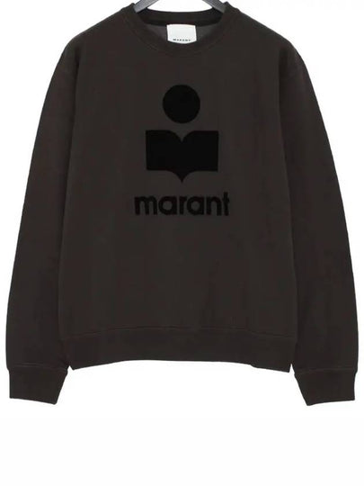 Mikoy Big Logo Cotton Sweatshirt Faded Black - ISABEL MARANT - BALAAN 2