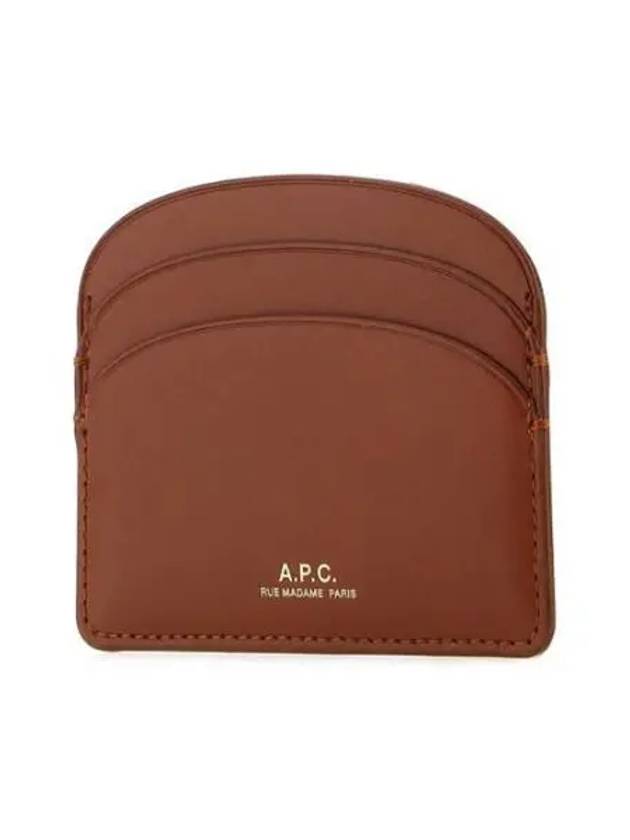 Demi Lune Card Wallet Brown - A.P.C. - BALAAN 2