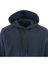 Cotton Garment Dye Drawstring Hoodie Blue - TOM FORD - BALAAN 5